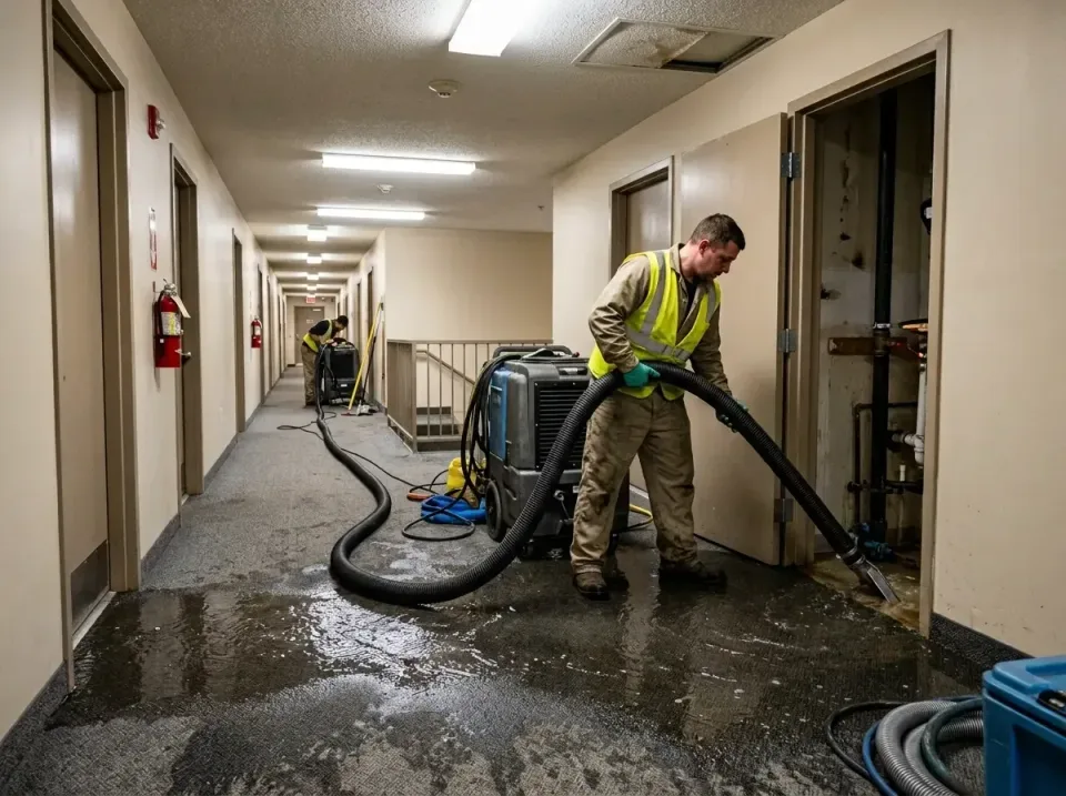 multi-unit-apartment-hallway-f-005 — frequently asked questions, Emergency Burst Pipe Water Extraction & Removal in Tigervil…